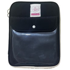 위니즈 멀티포켓 태블릿 파우치 케이스, 블랙, 1개