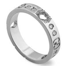 구찌 아이콘 링 다이아몬드 18K 반지 YBC662055001