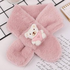 키즈트리 아동용 곰돌이 캐릭터 목도리 WJ-090