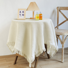 Daily Nest 簡約桌布, 180 x 260 cm, 奶油色, 1個