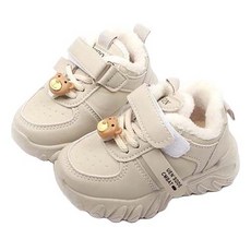 Lulushu 兒童小熊冬季保暖運動鞋 BW012