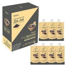 Jukstory 擠壓式黑芝麻燕麥粥 7入, 140g, 7個