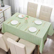 데일리네스트 다기능 식탁보, 그린체크, 180 x 137 cm, 1개