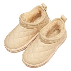 little gems 兒童絎縫內裡毛絨短筒防寒靴 kd3882