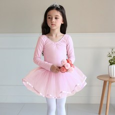 幼兒長袖內褲分離式芭蕾舞裙