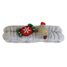 블랙트리 크리스마스 포인트 세안 헤어밴드, 1개, 그레이