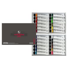 ShinHanart 專家管狀海報顏料 A套組, 40ml, 24色