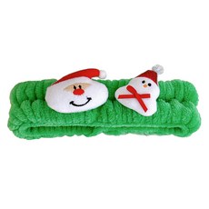 블랙트리 크리스마스 포인트 세안 헤어밴드, 1개, 그린