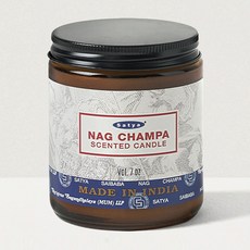 NAG CHAMPA KOREA Satya 蠟燭, 200g, 1個