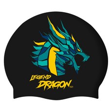 SD7 Draco 矽膠泳帽, 綠色, 1個