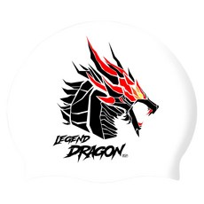 SD7 Draco 矽膠泳帽, 白色, 1個