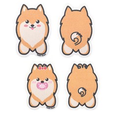 Sunny N Joy 零廢棄植物纖維壓縮菜瓜布 Pomeribbon 媽媽 2入 + 寶寶 2入 組, 1套