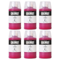 신한화구 컬러리스트 포스터 컬러 Bottle Twist 11번 마젠타 6p, 40ml, 40ml, 1색