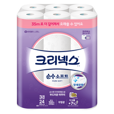 Kleenex 舒潔 純粹柔軟衛生紙, 1套, 24捲