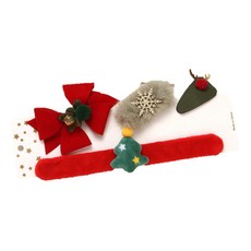 Blacktree 聖誕配件髮夾手鍊套裝, 1套, 聖誕樹