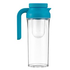 Time Leisure 冷熱兩用濾掛壺/花茶壺 附蓋防漏-藍色, 1個, 1.1L