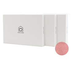 마더스홈 선물용 답례품 메모리폼 발매트+선물박스 기프트 세트, 핑크, 3세트