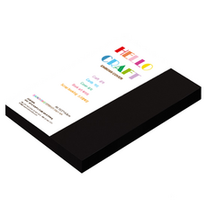 paperculture 雙面壓紋紙 達文西壓紋 No10 黑色 A6, 90個