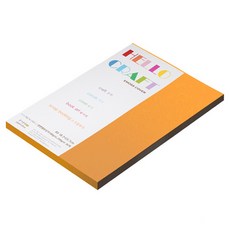 종이문화 다빈치엠보 두꺼운 양면엠보싱지 No 15 오렌지 180g, 30개