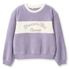 renoma kids 女童撞色羅紋絲絨大學T R2445T189