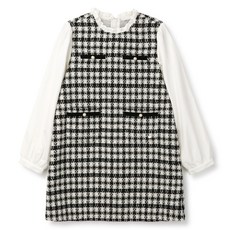 renoma kids 女童A字層次格紋洋裝 R2441O60802120