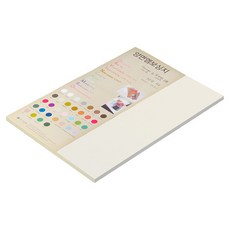 종이문화 다빈치엠보 두꺼운 양면엠보싱지 B4 No 52 크림 180g, 15개