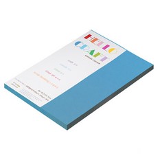 종이문화 다빈치엠보 두꺼운 양면엠보싱지 No 45 스카이블루 180g, 30개