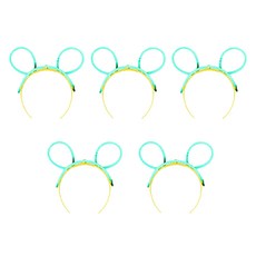 Party09 夜光髮箍, 綠色, 5個