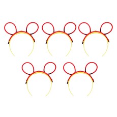 Party09 夜光髮箍, 紅色, 5個