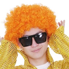 Party09 小丑假髮, 1個, 橘色