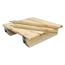 BUCK703 木製高冰雪橇, 1個, 混色