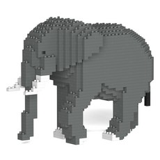 青年大象野生動物積木 M, 1個, 混合色