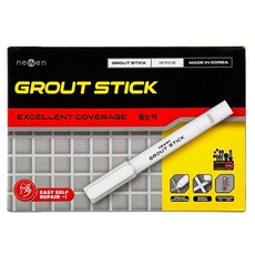 DONG-A 固體型磁磚美縫筆, 深灰色, 12個