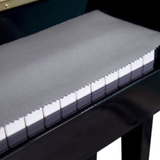탑피아 심플한 피아노 건반 커버 126 x 18 cm, 그레이, 1개