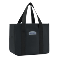 BRIVILAS Taminayo 時尚多功能便當保溫保冷袋, 1個, 黑色