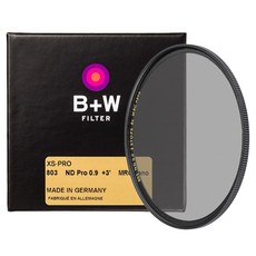슈나이더크로이츠나흐 B+W MRC Nano XS PRO Digital ND 8X 58mm 카메라렌즈필터, 1개