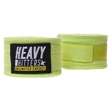 HEAVY HITTERS 豪華高階拳擊手纏萊卡半彈H2-LC 2p, 1個, 檸檬黃