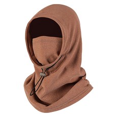 C 口罩巴拉克拉瓦頭套, 1個, 棕色