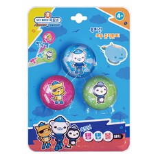 피노키오 옥토넛 탱탱볼 세트, 파랑 + 핫핑크 + 연두, 1세트