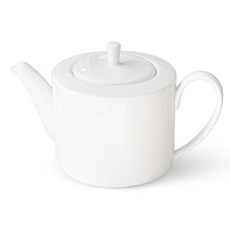 HANKOOK CHINAWARE 骨瓷高級茶時間白茶壺, 800ml, 白色, 1個