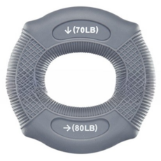 XCRUM 粉彩簡易握力器 70~80LB, 灰色, 1個