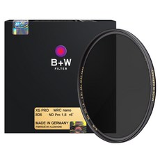 施耐德 B+W MRC Nano XS PRO Digital ND 64X 52mm 相機鏡頭濾鏡, 單一商品, 1個