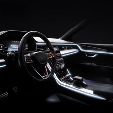 AUTO CREW LED DIY 氛圍燈條 EL冷光線 USB型 2m, 白色, 1個