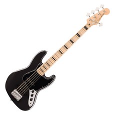 스콰이어 Affinity Active Jazz Bass V MN BPG 베이스기타, Black Metallic, 1개, 037-8753-565
