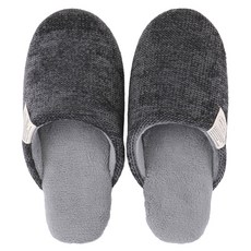 데일리라이크 남성용 라벨 거실화, Gray, 1개