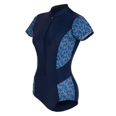 koogi adventure 女款立領拉鍊短袖室內泳衣 KS-S8531