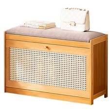 JLIFE 塔拉托鞋凳, 2層, 淺棕色