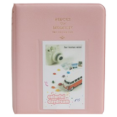 라벤티아 기념일 포토 미니 폴라로이드 앨범, 핑크, 16매