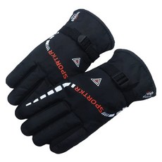 雙手戴上 Robloco 騎乘寒冷天氣滑雪手套, 紅色, 1組