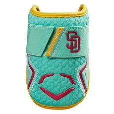 EvoShield X-SRZ 打者單綁帶護臂 MLB 聖地牙哥教士隊限定版 WB5749001L, 薄荷綠, 1個